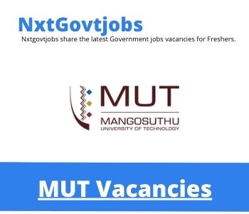 MUT Lecturer Industrial Technician Vacancies in Durban 2023