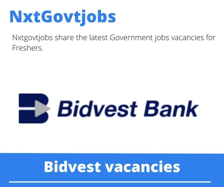 Bidvest Steiner Vacancies in Durban 2022