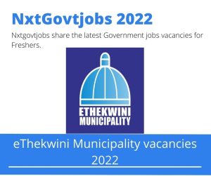 eThekwini Municipality Administrator Events Vacancies in Durban 2022