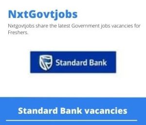 Standard Bank Banker Vacancies in Richards Bay Apply now @standardbank.com