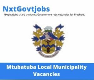 Mtubatuba Local Municipality Chief Traffic Officer Vacancies in Mtubatuba 2023