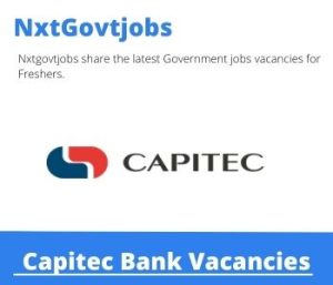 Capitec Bank Service Consultant Vacancies in Tongaat 2022