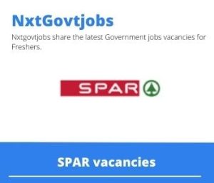 SPAR Systems Training Hub Manager Vacancies in Durban 2023