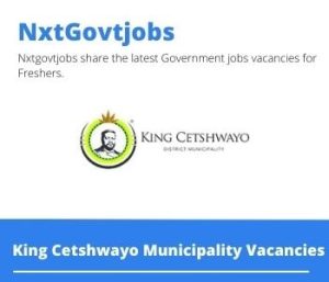 KingKing Cetshwayo Municipality Hazchem Driver Vacancies in Richards Bay 2023
