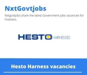 Hesto Harness Resident Quality Technician Vacancies in KwaDukuza 2023