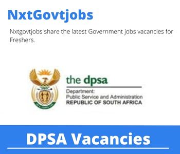 DPSA Systems Management Officer Vacancies In Department of Health – Deadline 26 May 2023