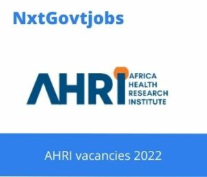 AHRI Professional Research Nurse Vacancies in Mtubatuba 2023