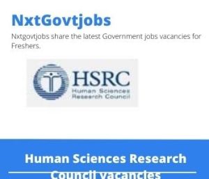 HSRC Finance and Grants Administrator Vacancies in Durban 2023