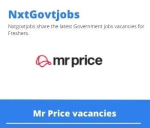Mr Price Planner Vacancies in Durban 2023