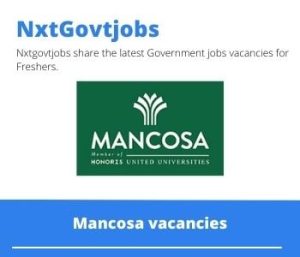 Mancosa Public Administration Lecturer Vacancies in Durban – Deadline 27 Apr 2023