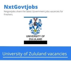 UNIZULU Manager Assessments Management Vacancies in Zululand – Deadline 20 Aug 2023
