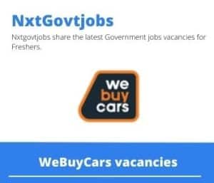 WeBuyCars Used Vehicle Pod Buyer Vacancies in Pinetown- Deadline 17 Jun 2023