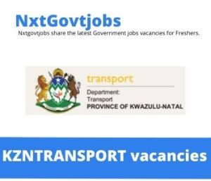 Road Worker vacancies in Kwazulu-Natal Department of Roads and Transport – Deadline 07 Jul 2023