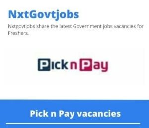 Pick n Pay Checkout Assistant Vacancies in Newcastle – Deadline 30 Dec 2023